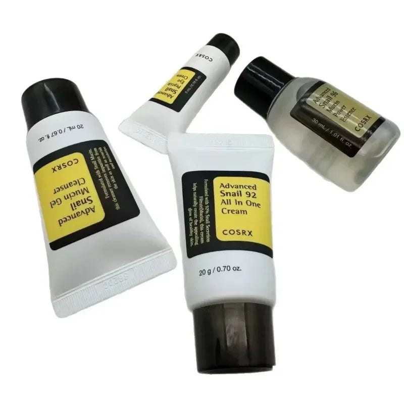 COSRX Snail Essence Set Skin Care Mucin Mucus Hydrating Moisturizing Soothing Softening Skin Care Set