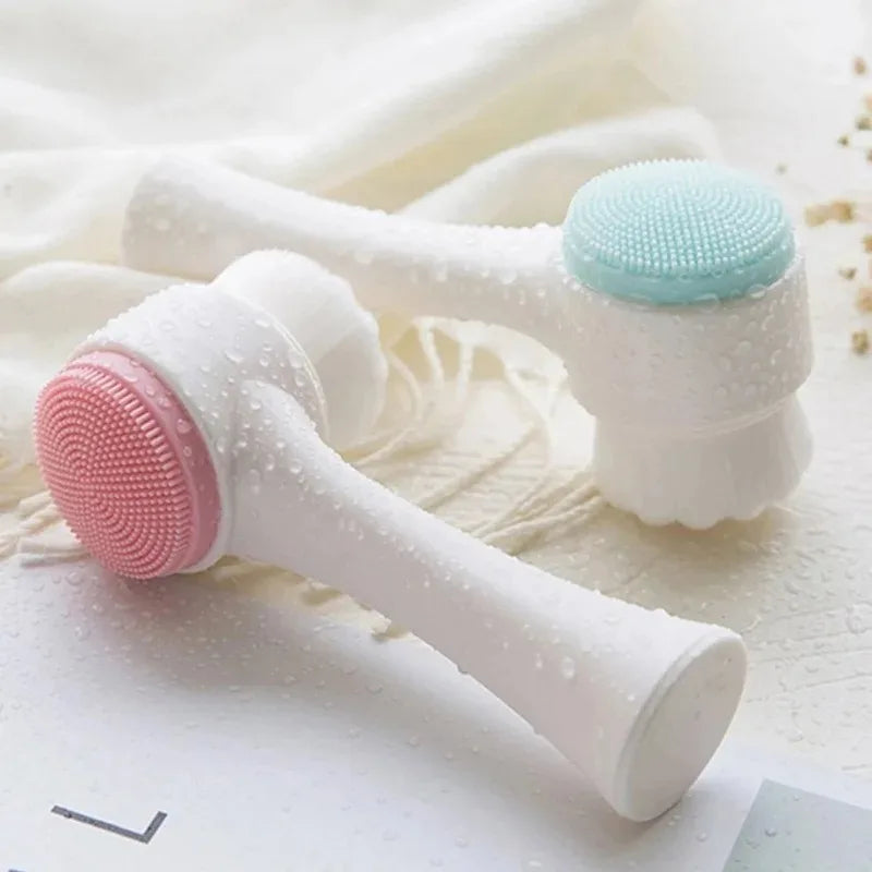 Double Sided Facial Cleansing and Masage Brush