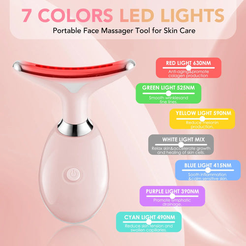 7 Color LED Facial Light Therapy Wand